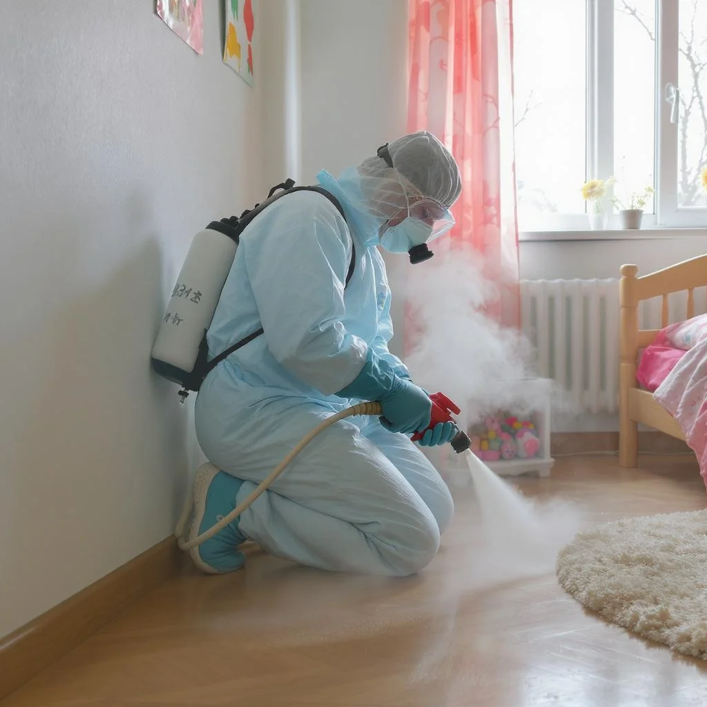 Антимикробная обработка детской комнаты на Соколе